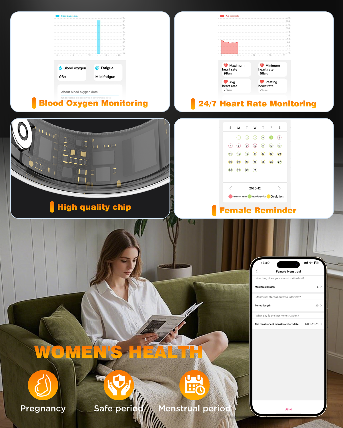 Casatelier Ceramic Smart Ring SR01